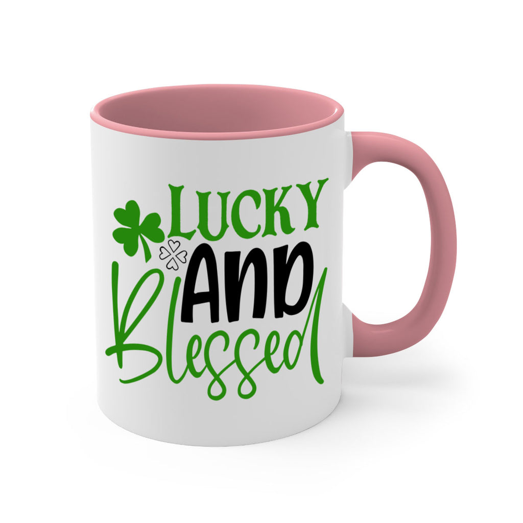 Lucky And Blessed Style 151#- St Patricks Day-Mug / Coffee Cup