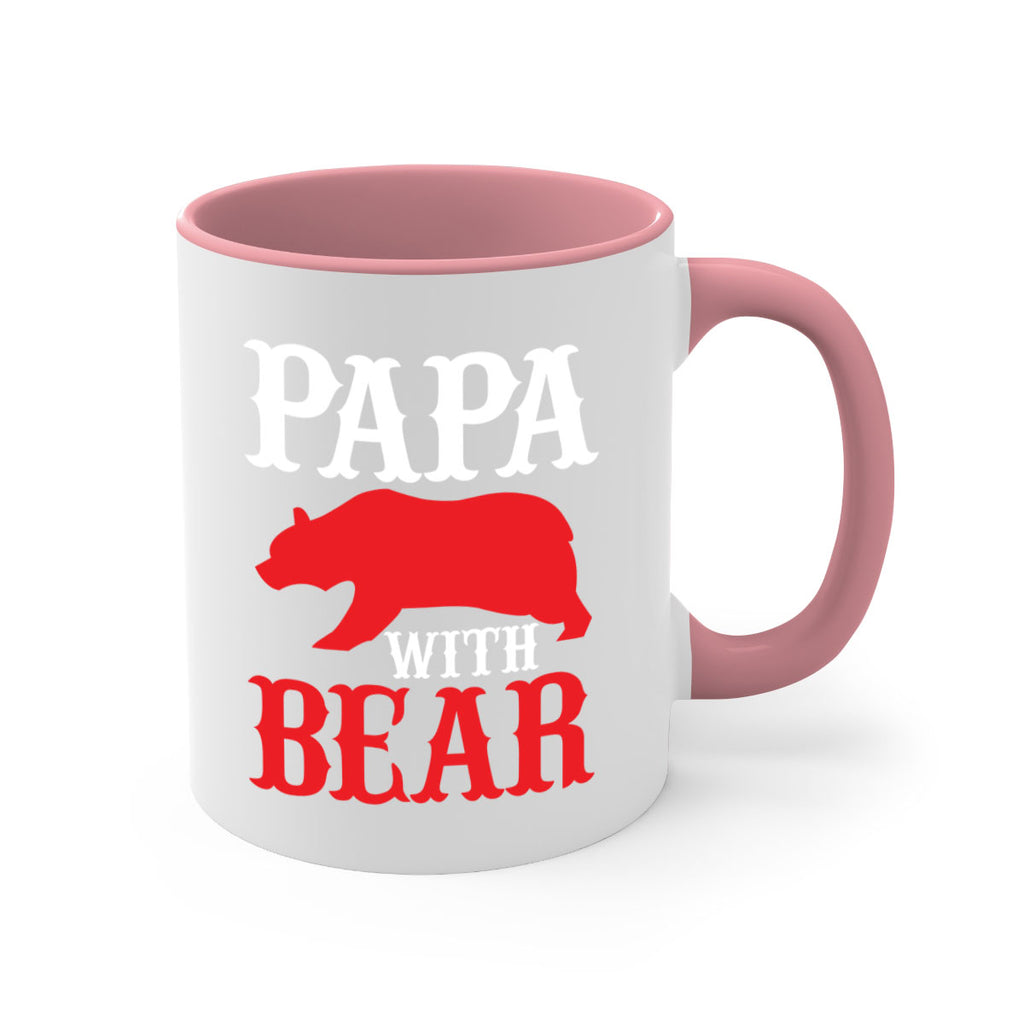 PAPA WITH BEAR 111#- grandpa-Mug / Coffee Cup