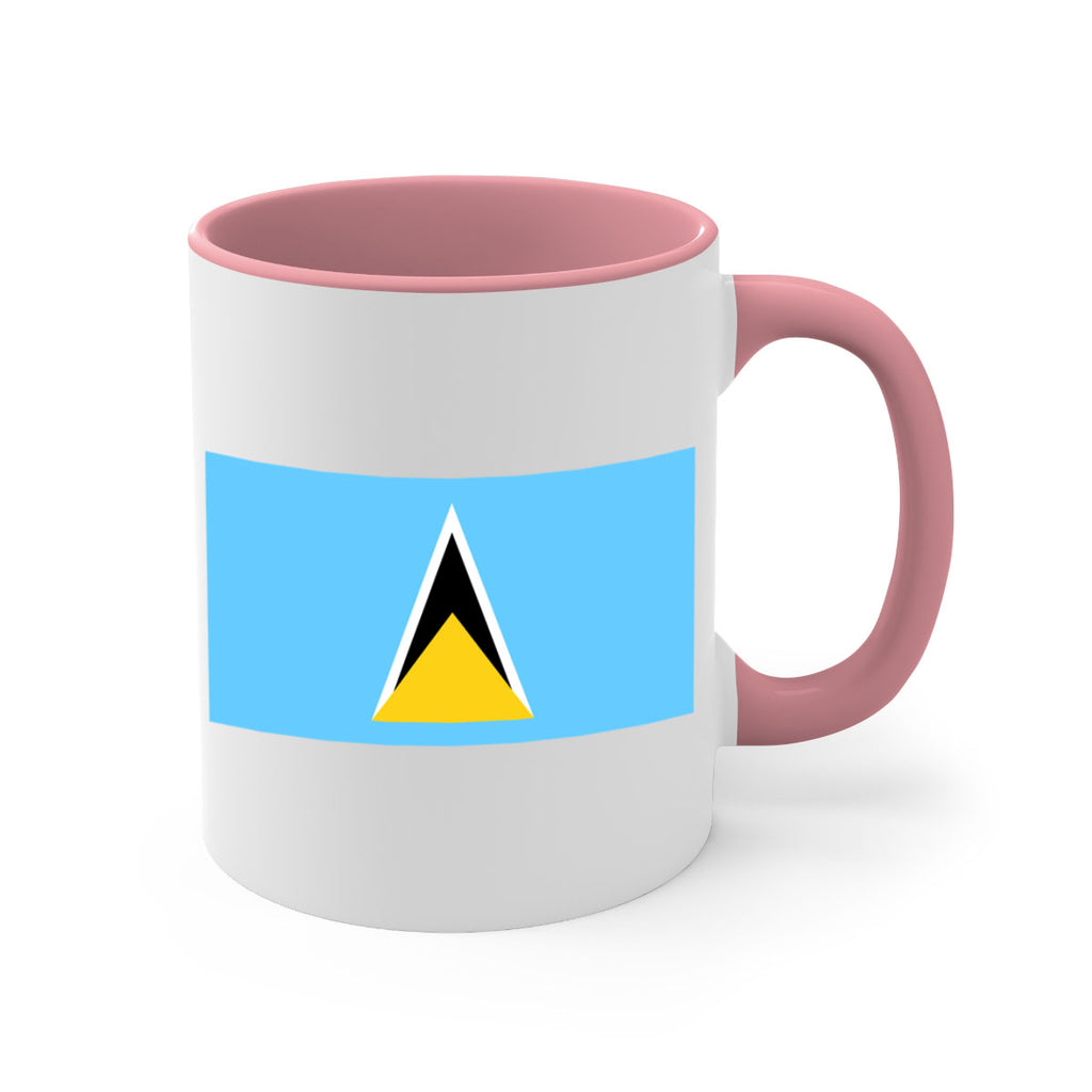 Saint Lucia 51#- world flag-Mug / Coffee Cup