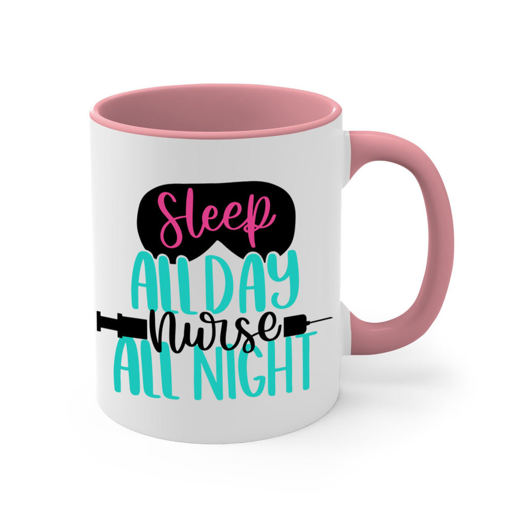 Sleep All Day Nurse All Style Style 32#- nurse-Mug / Coffee Cup