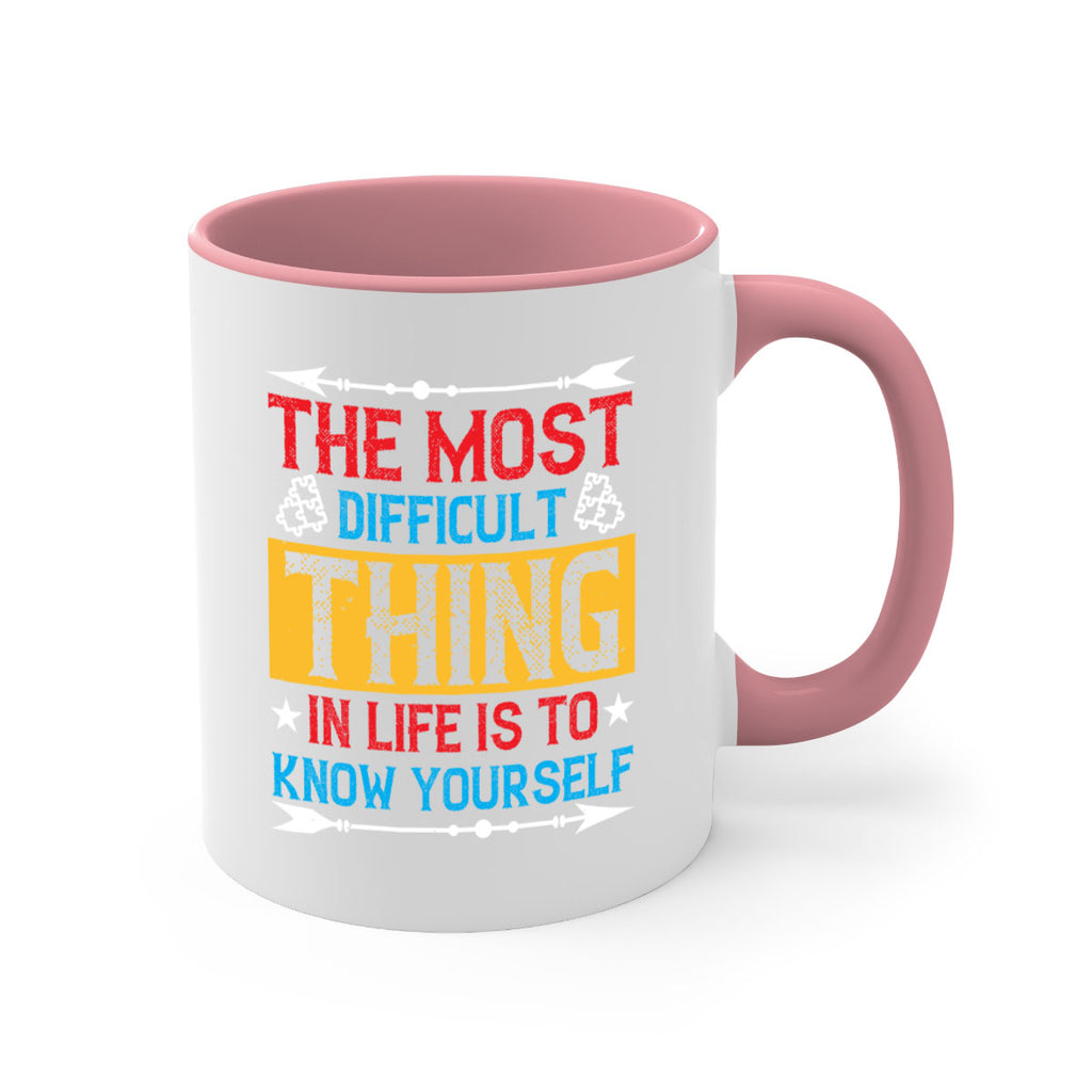 The most difficult thing in life is to know yourself Style 18#- Self awareness-Mug / Coffee Cup