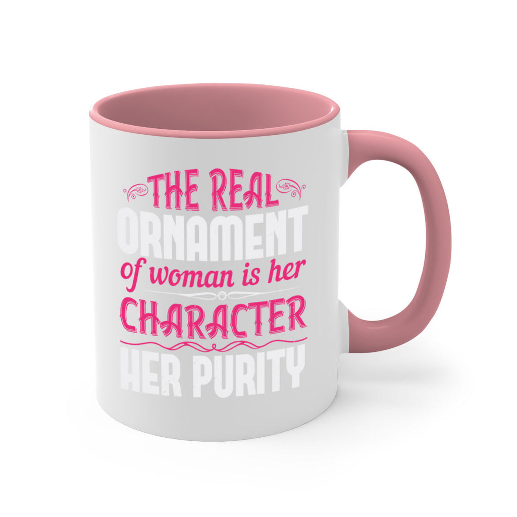 The real ornament of woman is her character her purity Style 22#- aunt-Mug / Coffee Cup