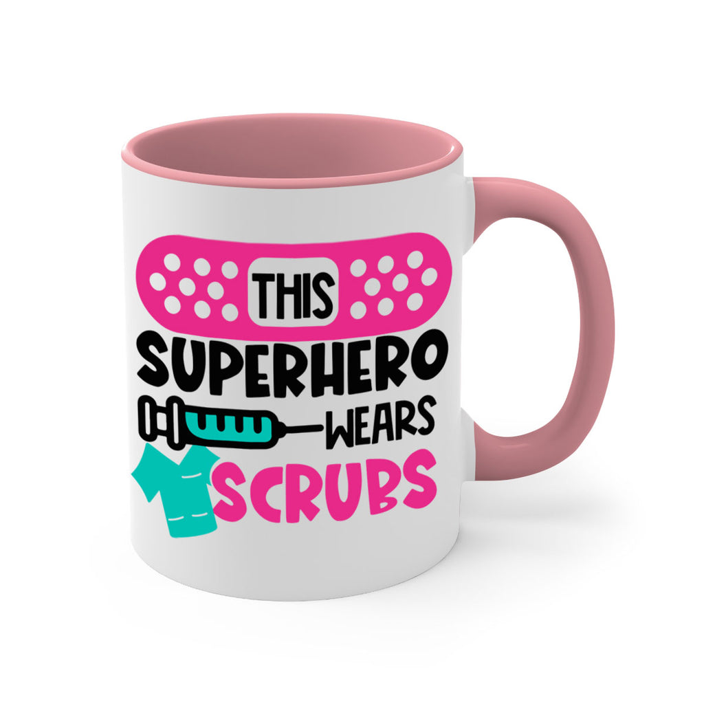 This Superhero Wears Scrubs Style Style 20#- nurse-Mug / Coffee Cup