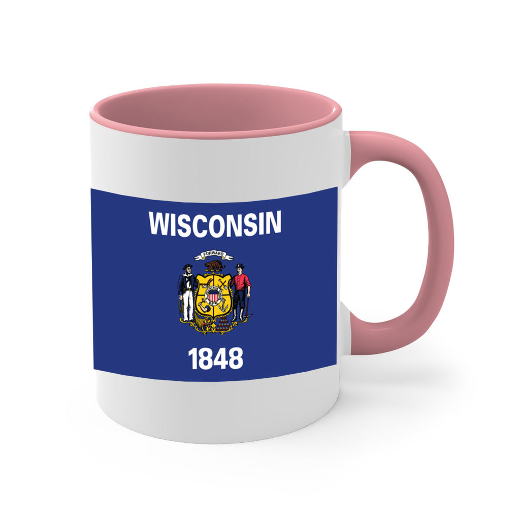 Wisconsin 2#- Us Flags-Mug / Coffee Cup