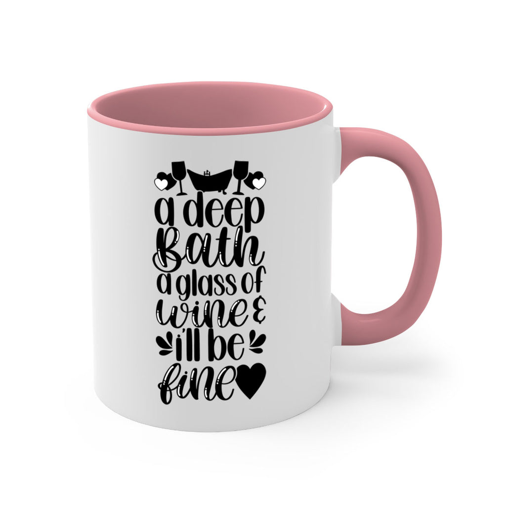 a deep bath a glass 48#- bathroom-Mug / Coffee Cup