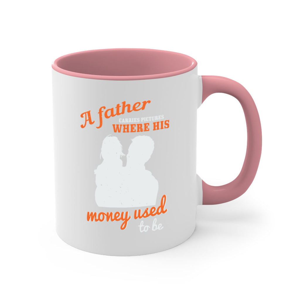 a father carries pictures 273#- fathers day-Mug / Coffee Cup