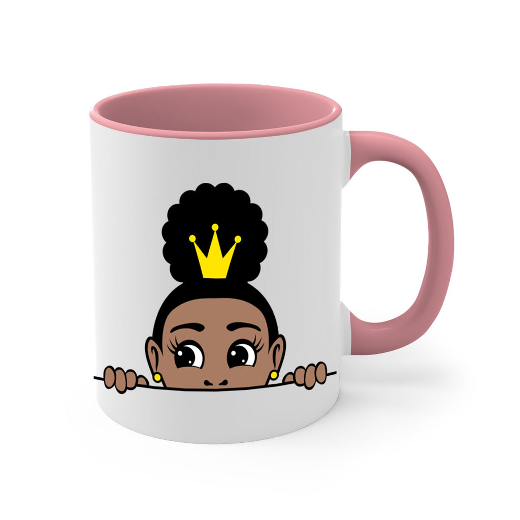 afro puff crown girl 1#- Black women - Girls-Mug / Coffee Cup