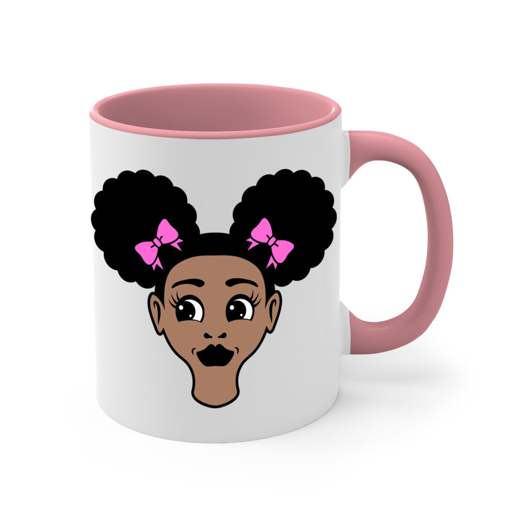 afro puffs girl 76#- Black women - Girls-Mug / Coffee Cup