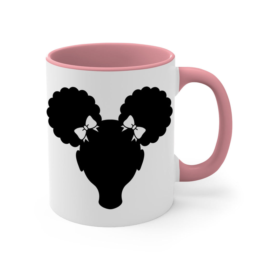 afro puffs girl 77#- Black women - Girls-Mug / Coffee Cup