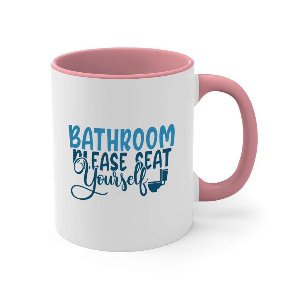 bathroom please seat yourself 92#- bathroom-Mug / Coffee Cup