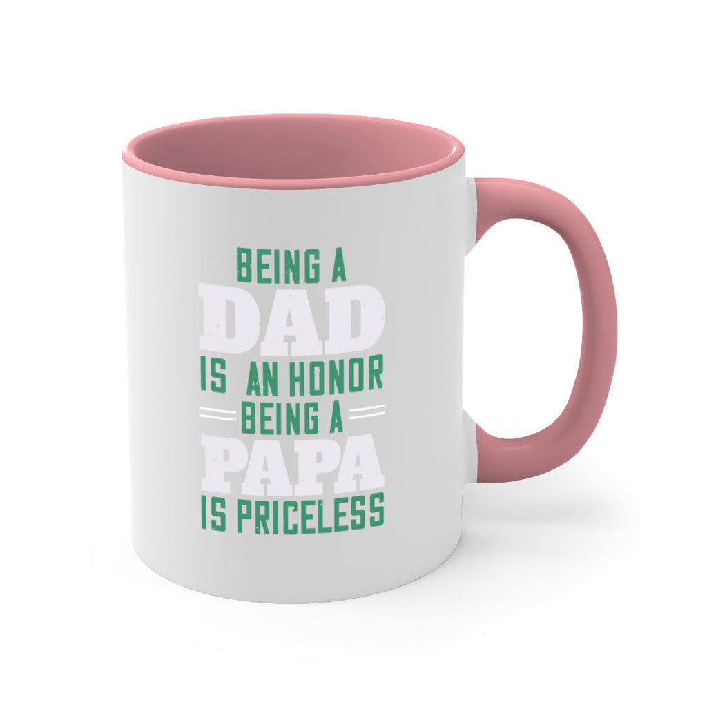 being a dadis an honor being a papa 50#- grandpa-Mug / Coffee Cup