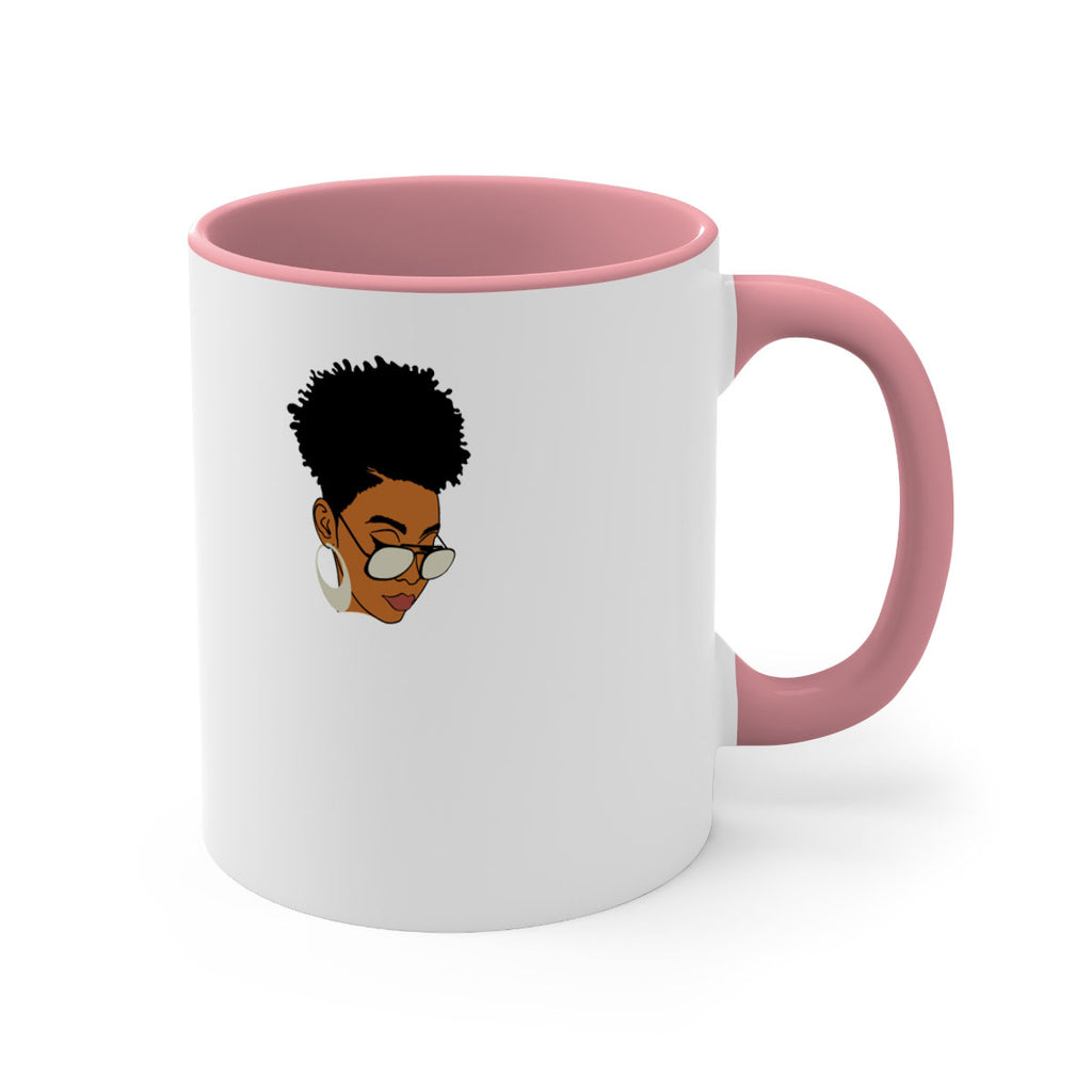 black afro 44#- Black women - Girls-Mug / Coffee Cup