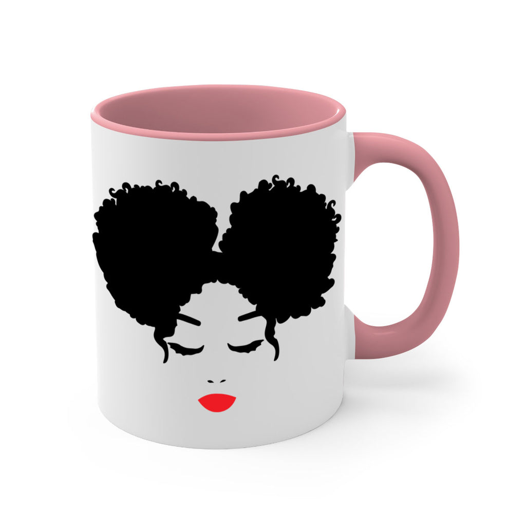 black woman red lips 9#- Black women - Girls-Mug / Coffee Cup