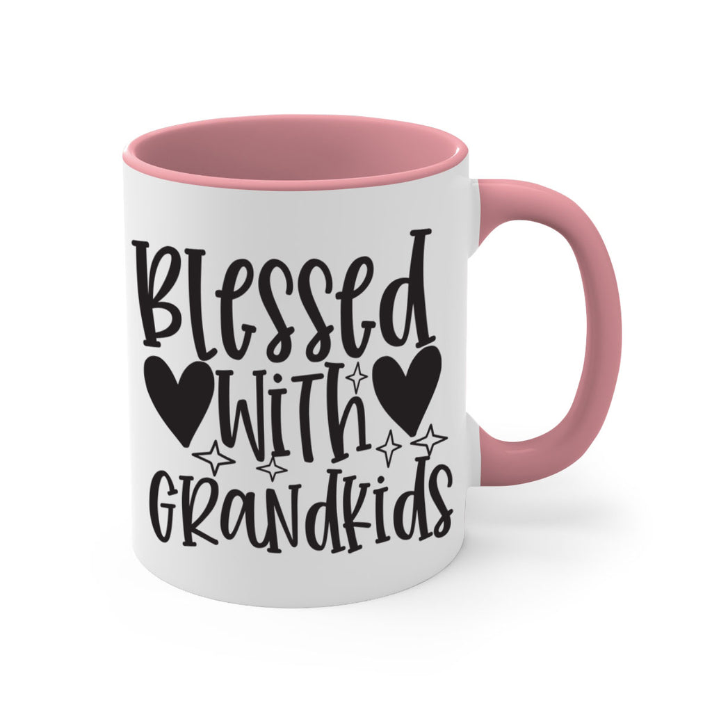 blessed with grandkids 415#- mom-Mug / Coffee Cup