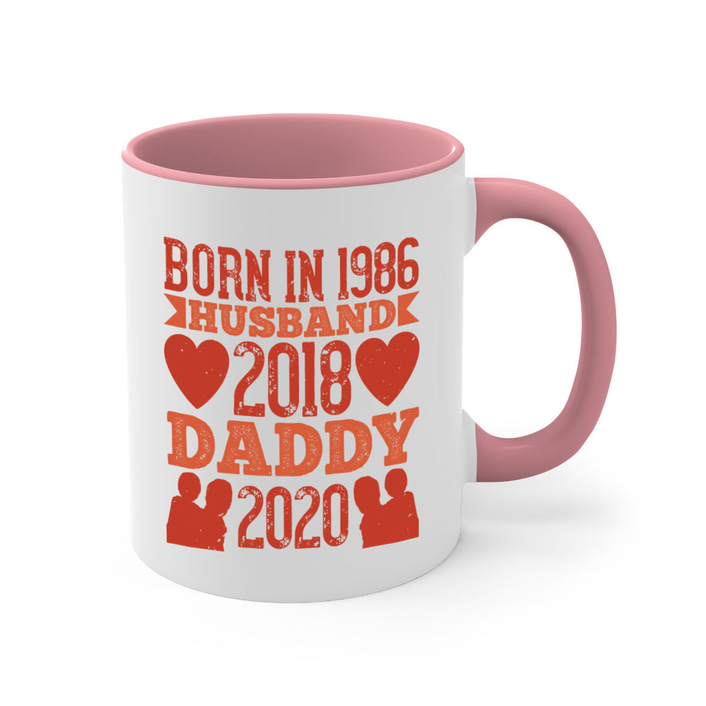 born in husband daddy 123#- fathers day-Mug / Coffee Cup