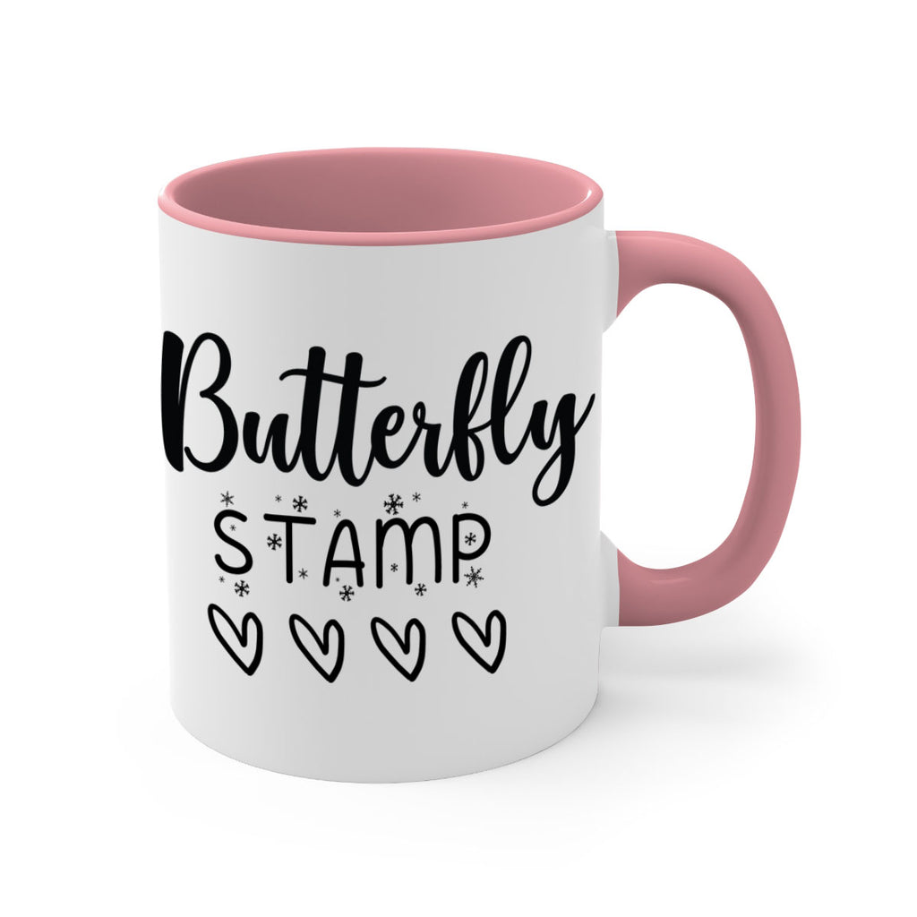 butterfly stamp style 84#- christmas-Mug / Coffee Cup