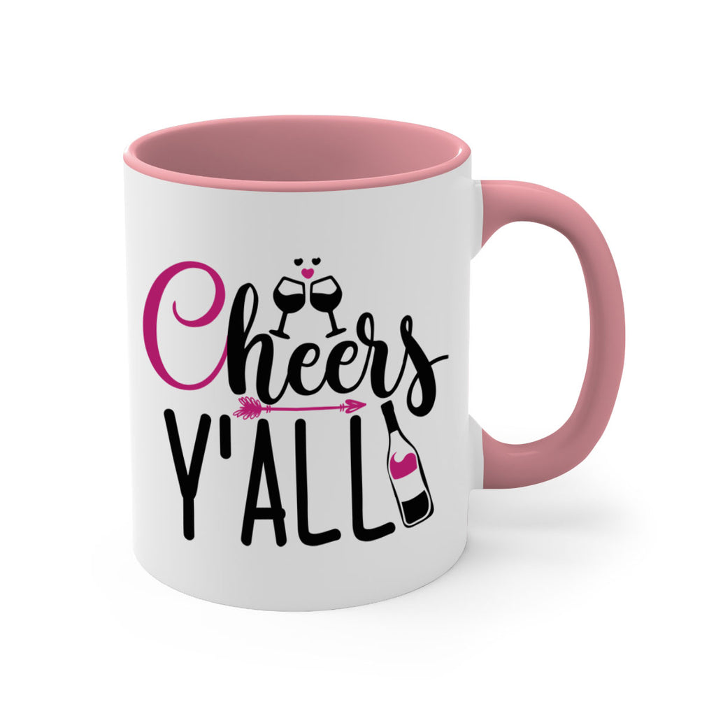 cheers yall 199#- wine-Mug / Coffee Cup