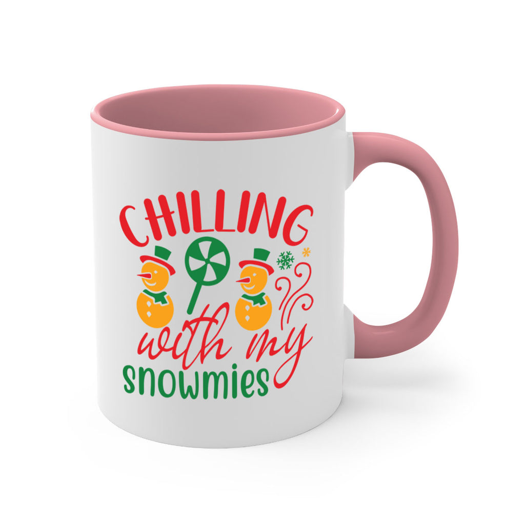 chilling with my snowmies style 91#- christmas-Mug / Coffee Cup