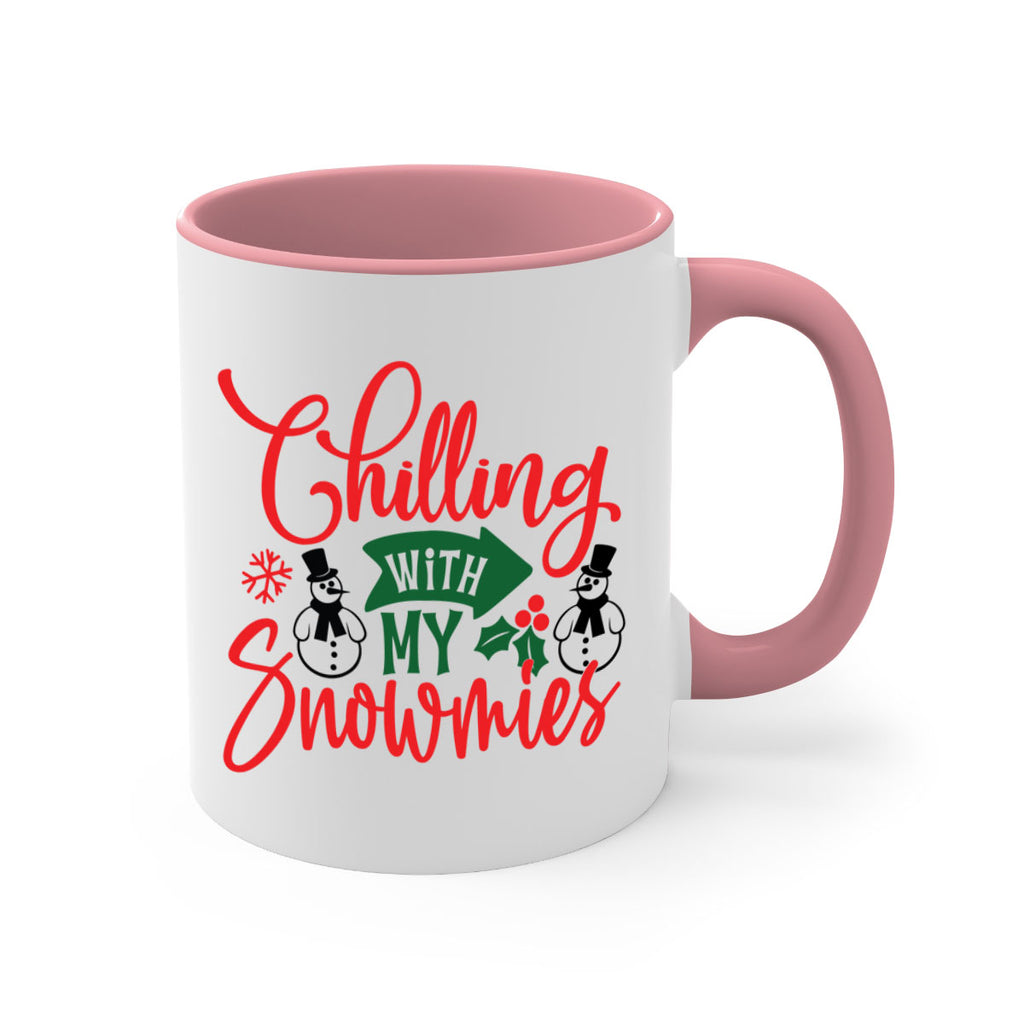 chilling with my snowmies style 92#- christmas-Mug / Coffee Cup