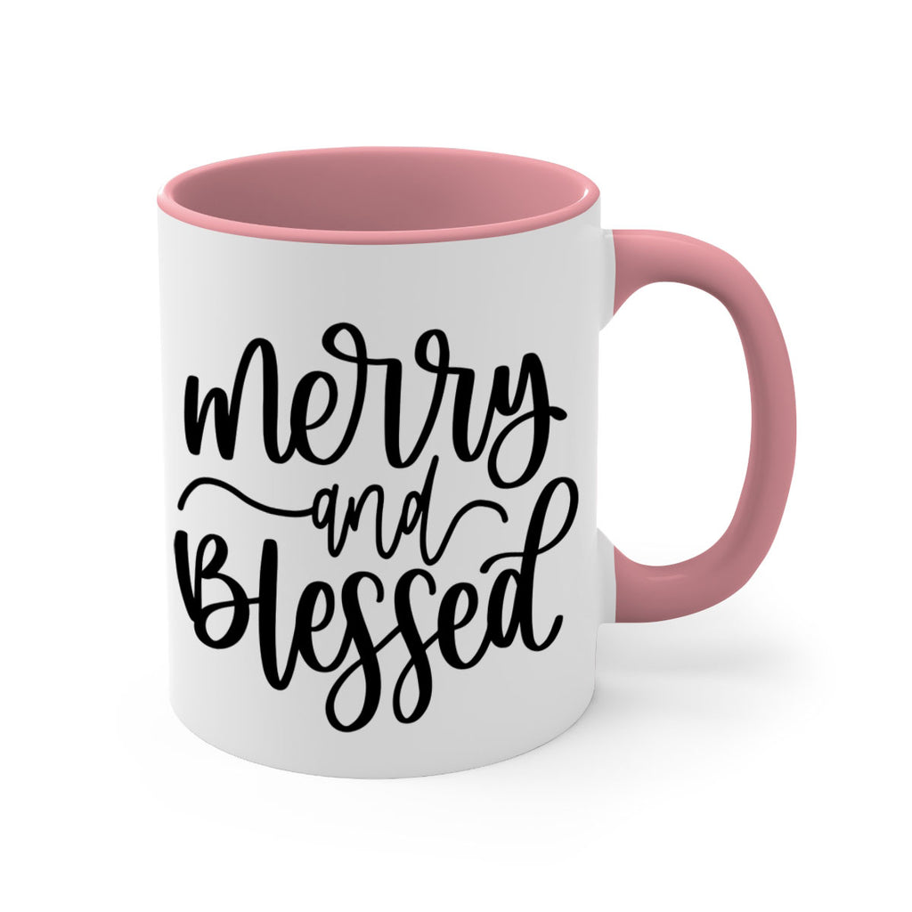 christmas ornamentsmerry and blessed 179#- christmas-Mug / Coffee Cup