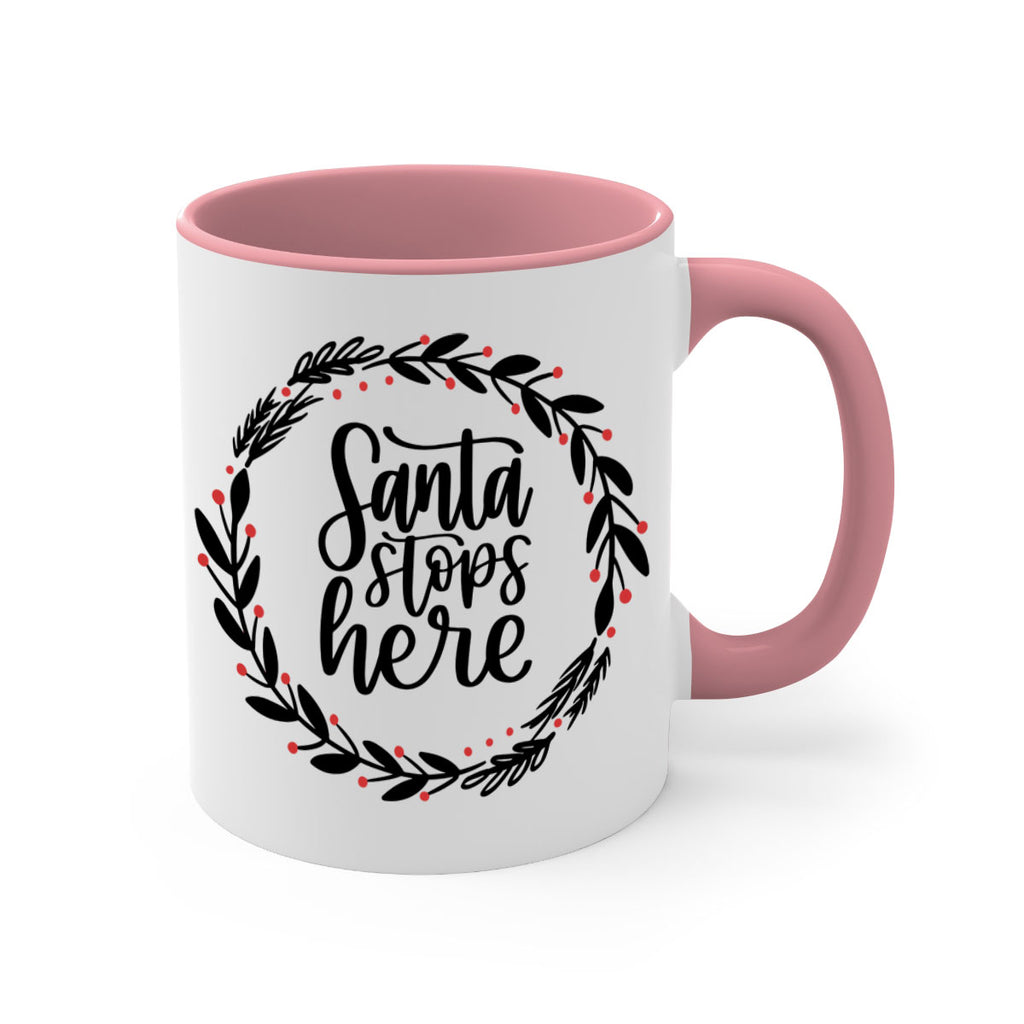 christmas ornamentssanta stops here 175#- christmas-Mug / Coffee Cup