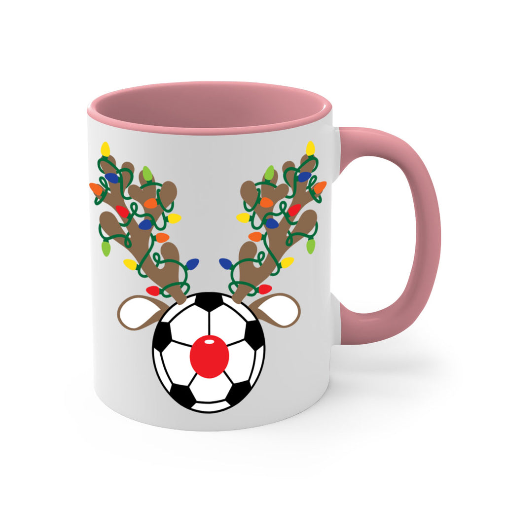 christmas reindeer antler soccer style 118#- christmas-Mug / Coffee Cup