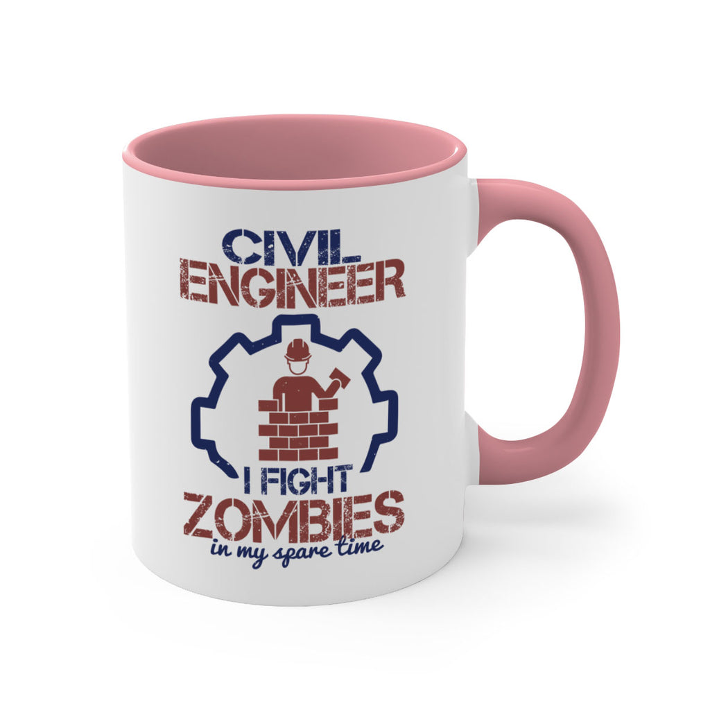 civil engineer i fight zombies in my spare time Style 25#- engineer-Mug / Coffee Cup