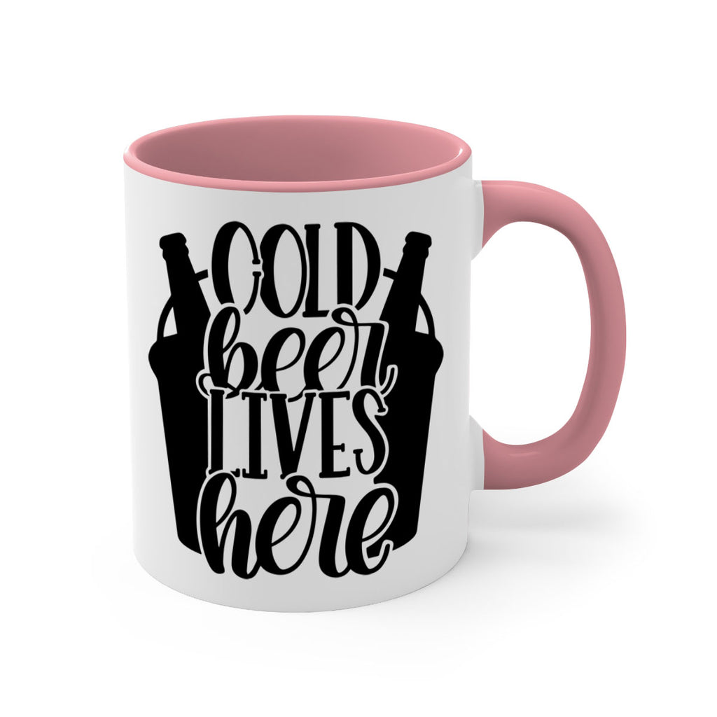 cold beer lives here 43#- beer-Mug / Coffee Cup