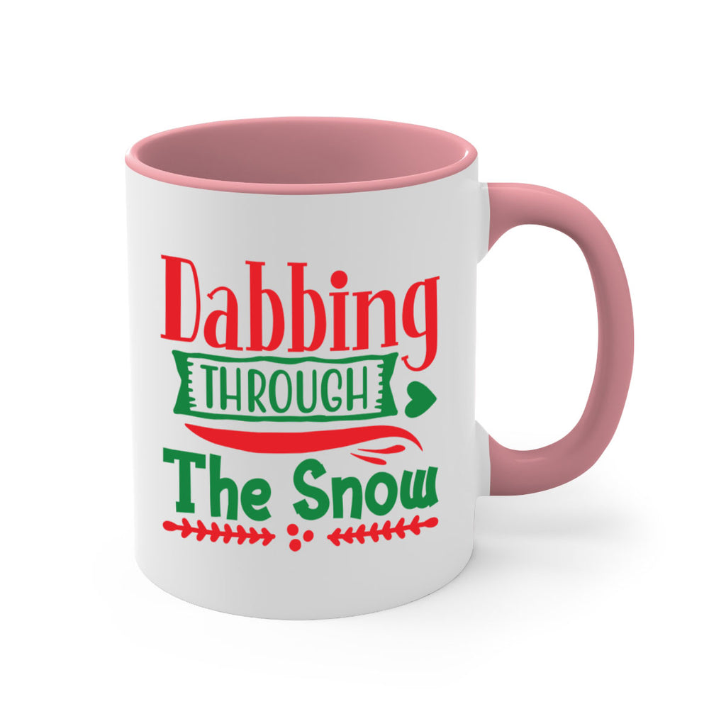 dabbing through the snow style 145#- christmas-Mug / Coffee Cup