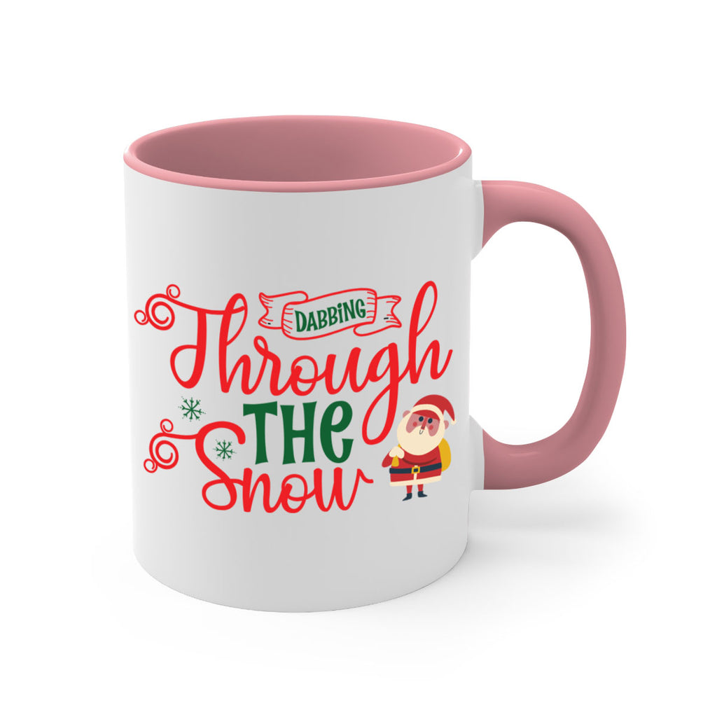 dabbing through the snow style 146#- christmas-Mug / Coffee Cup