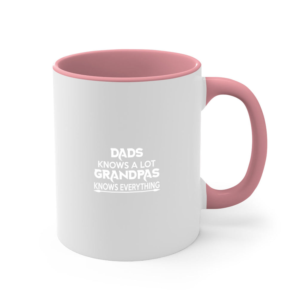 dads knows a lot grandpas knows everythingj 16#- dad-Mug / Coffee Cup