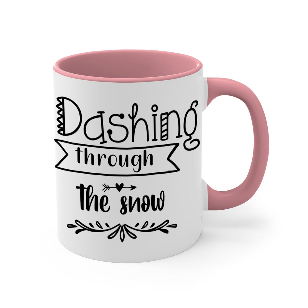 dashing through the snow style 149#- christmas-Mug / Coffee Cup