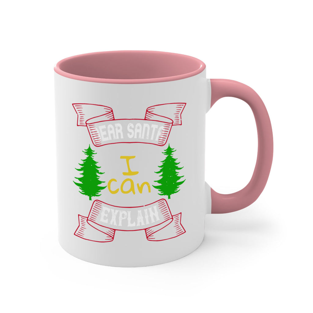 dear santa i can explain 317#- christmas-Mug / Coffee Cup