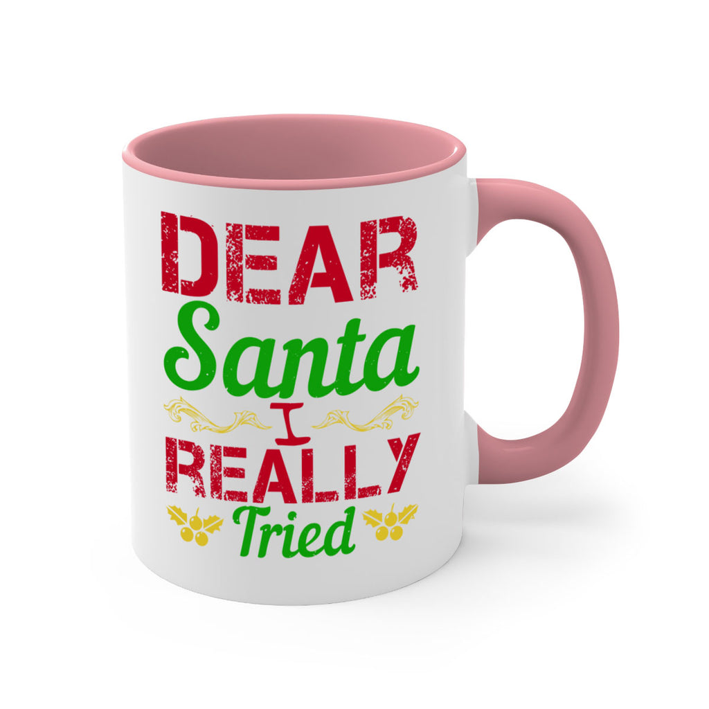 dear santa i really tried 313#- christmas-Mug / Coffee Cup