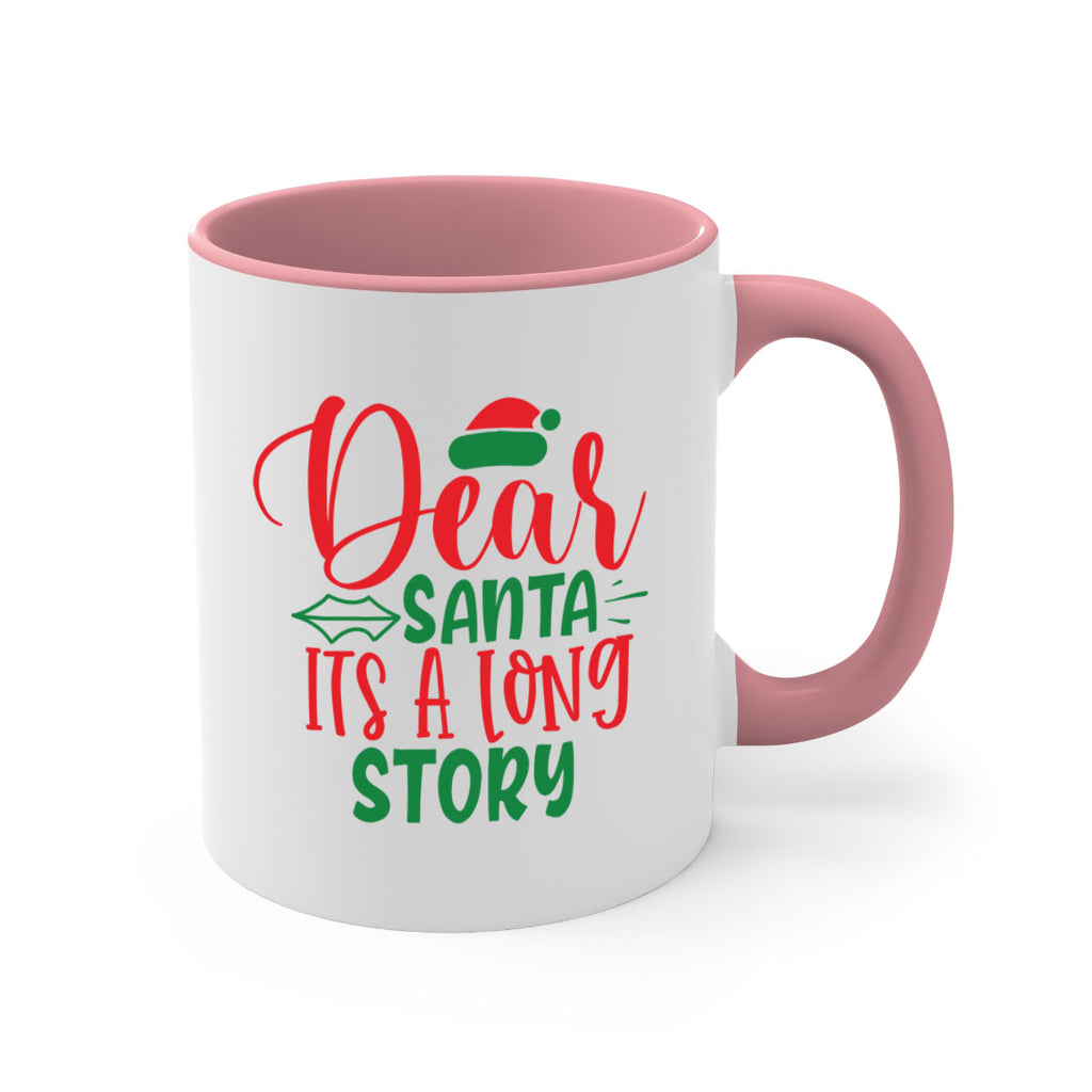 dear santa its a long story style 173#- christmas-Mug / Coffee Cup