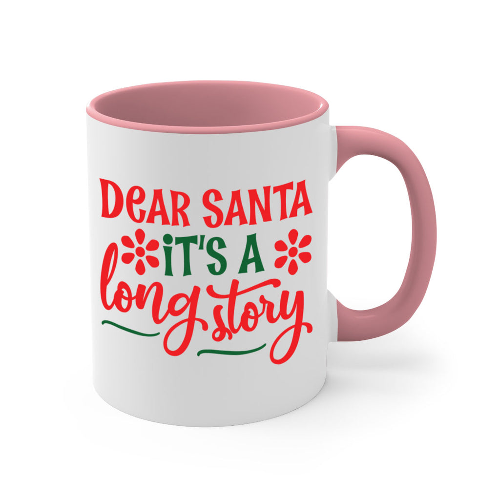 dear santa its a long story style 174#- christmas-Mug / Coffee Cup