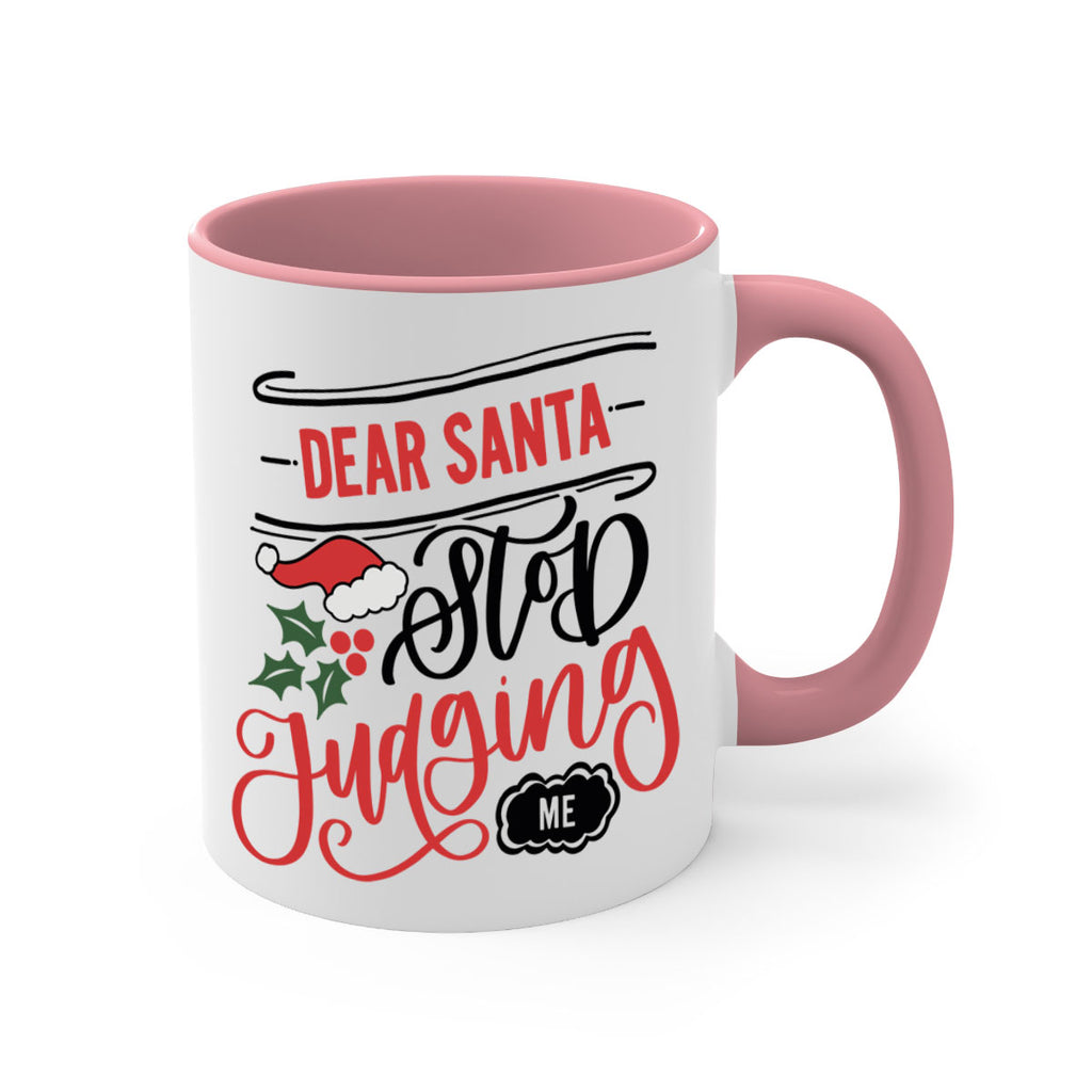 dear santa stop judging me 160#- christmas-Mug / Coffee Cup