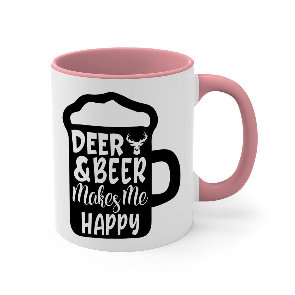 deer and beer makes me happy 17#- hunting-Mug / Coffee Cup