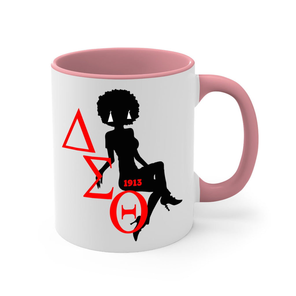 delta sigma theta 7#- black words - phrases-Mug / Coffee Cup