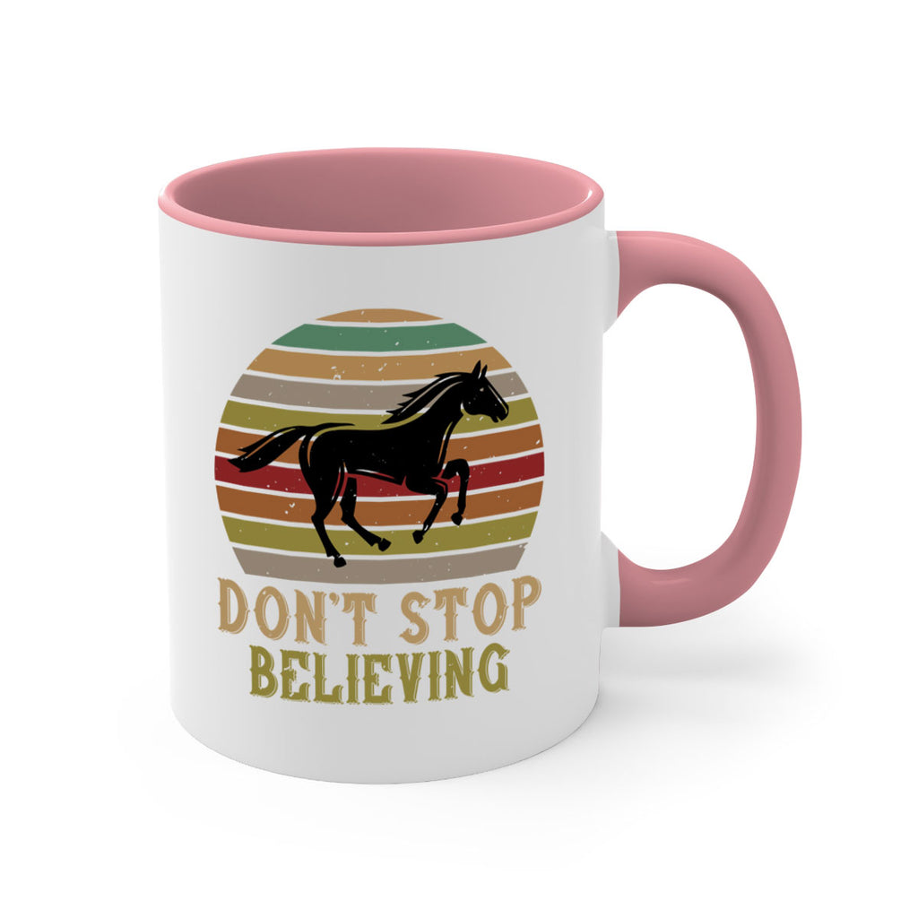 don’t stop believing Style 8#- horse-Mug / Coffee Cup