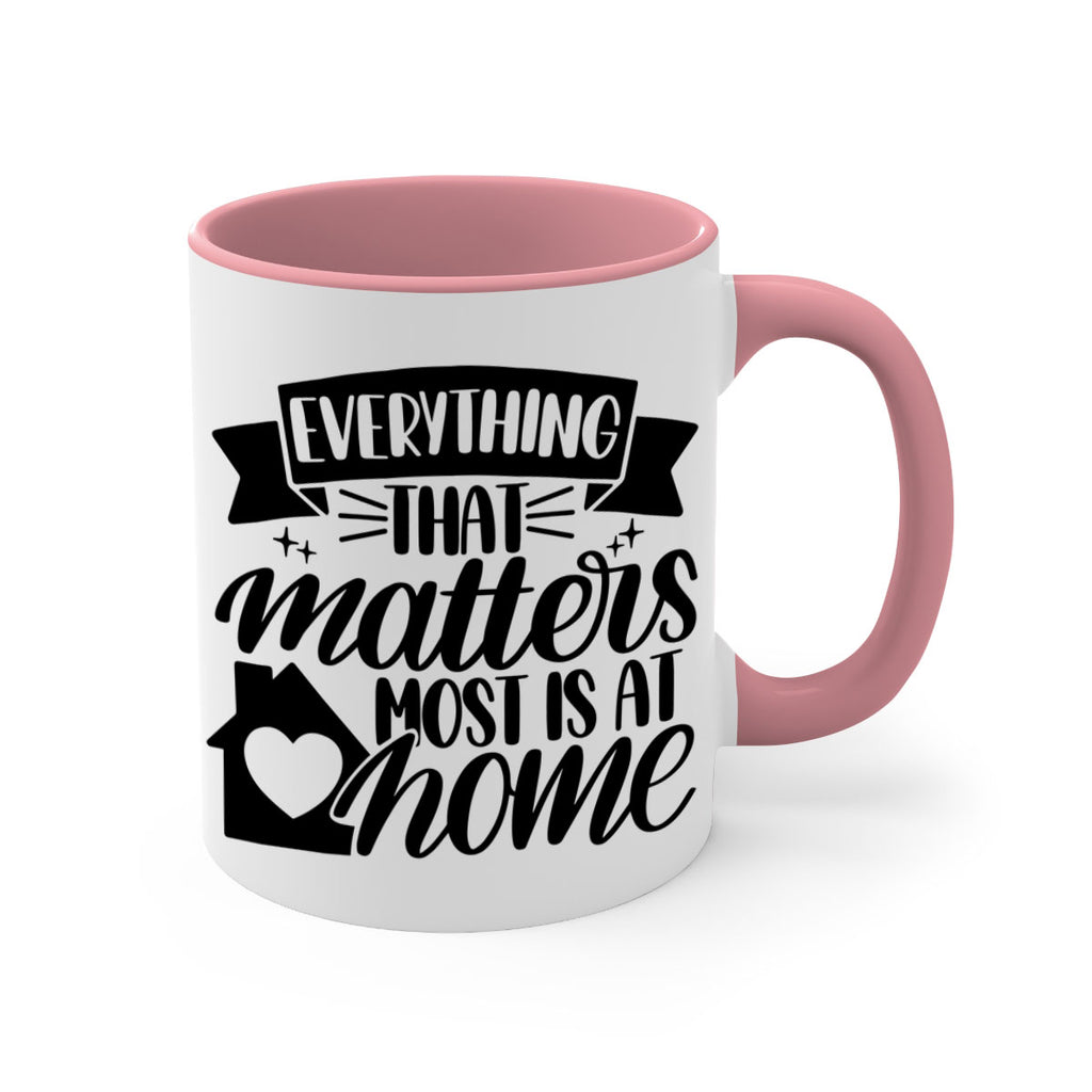 everything that matters most is at home 20#- home-Mug / Coffee Cup