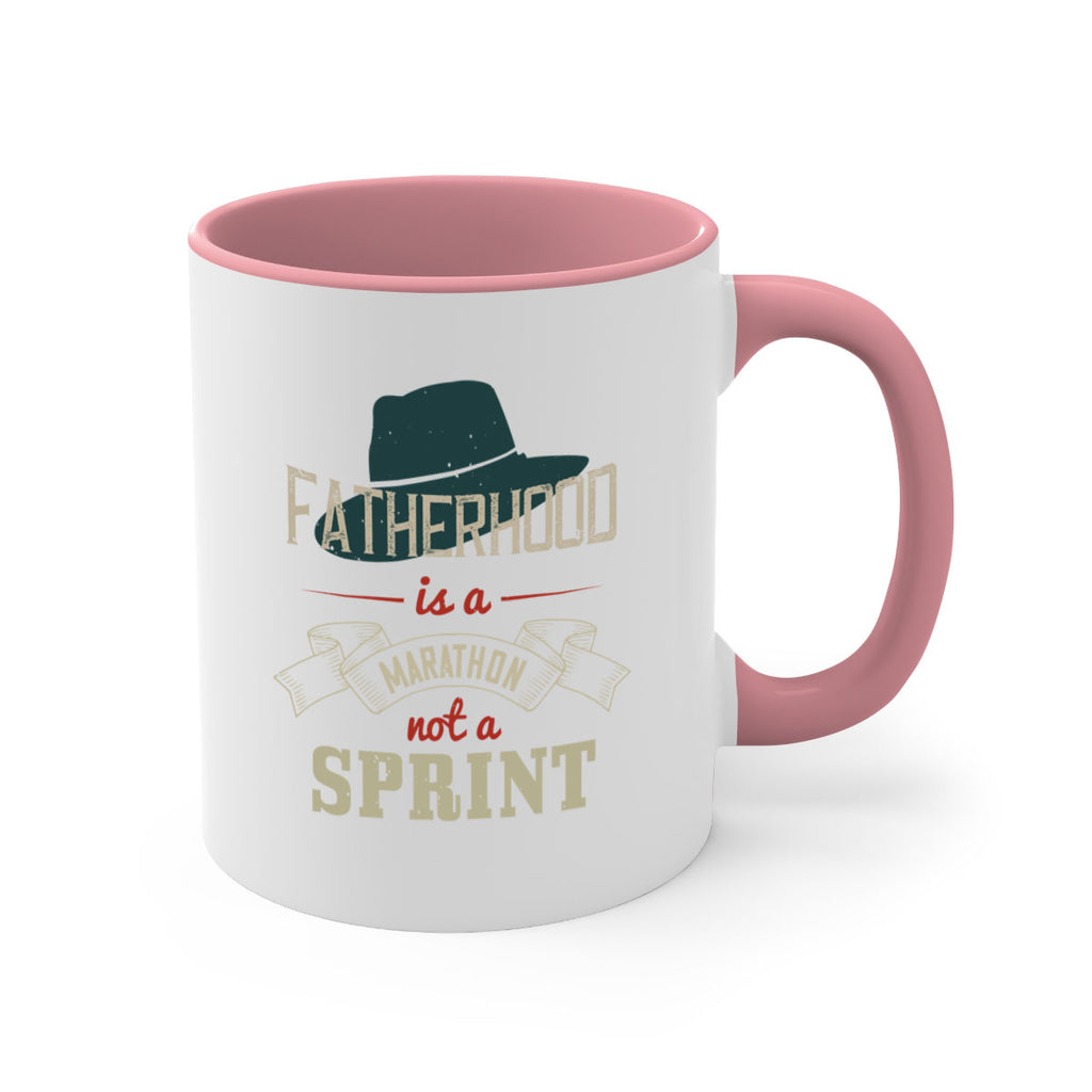 fatherhood is a marathon 227#- fathers day-Mug / Coffee Cup