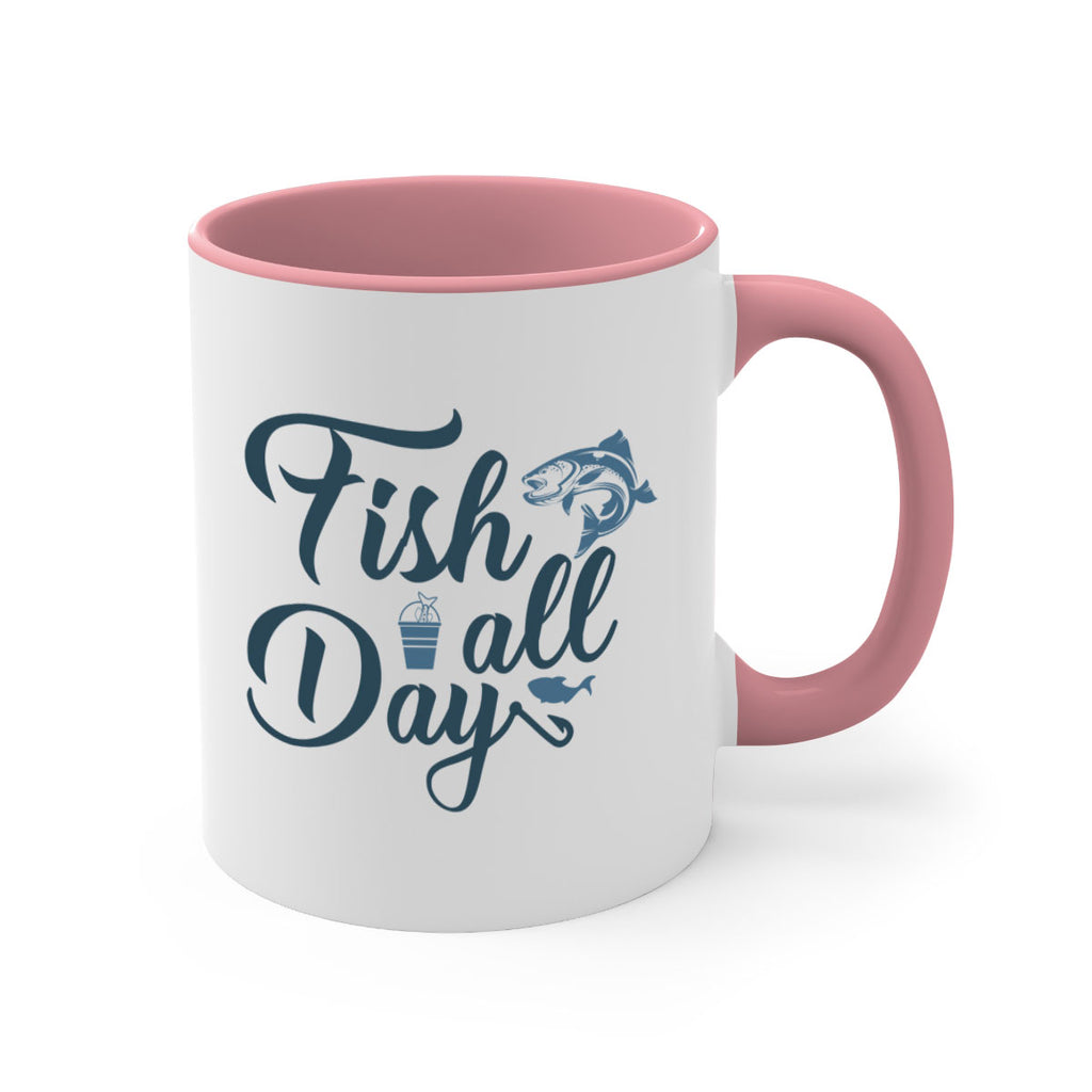 fish all day 156#- fishing-Mug / Coffee Cup