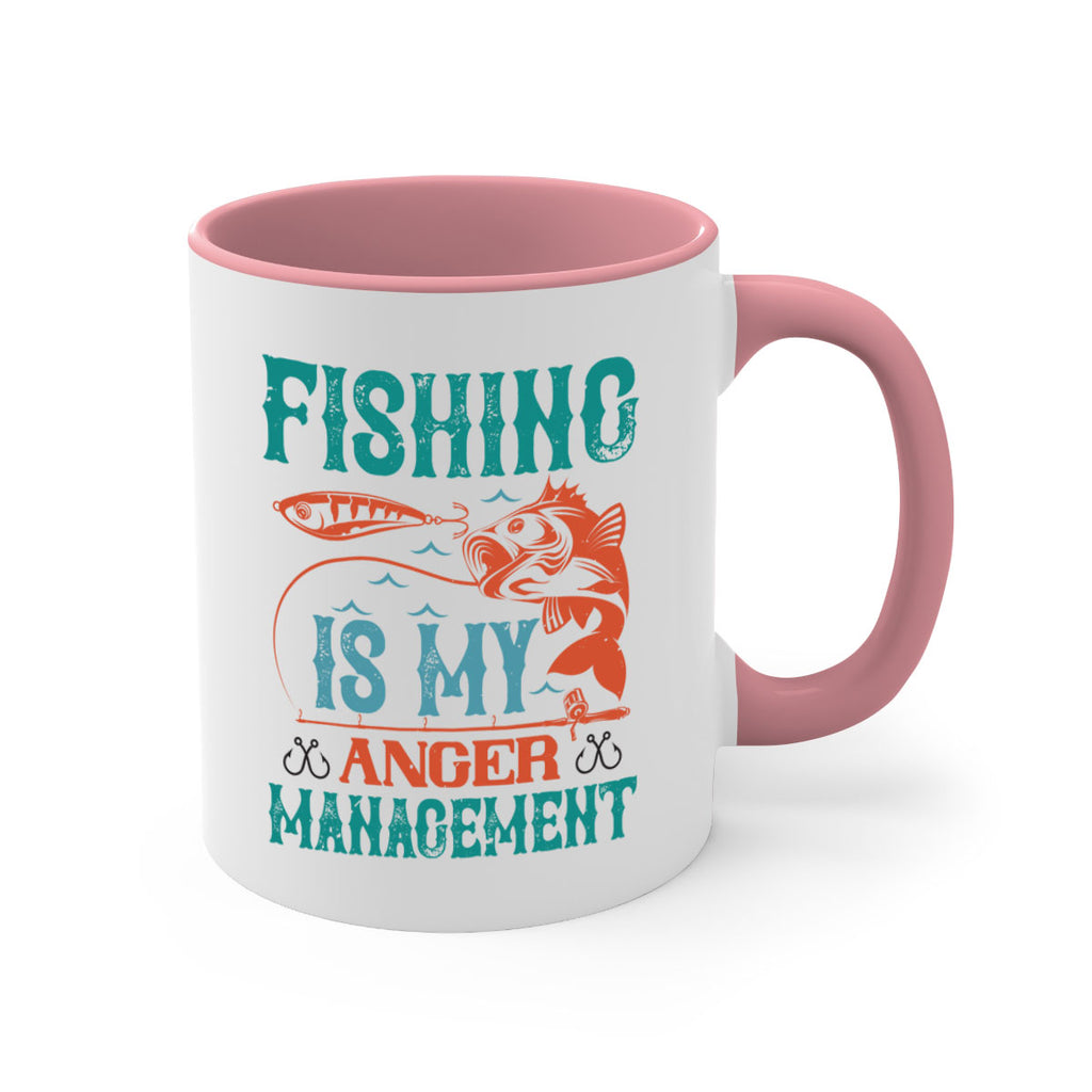 fishing is my anger management 144#- fishing-Mug / Coffee Cup