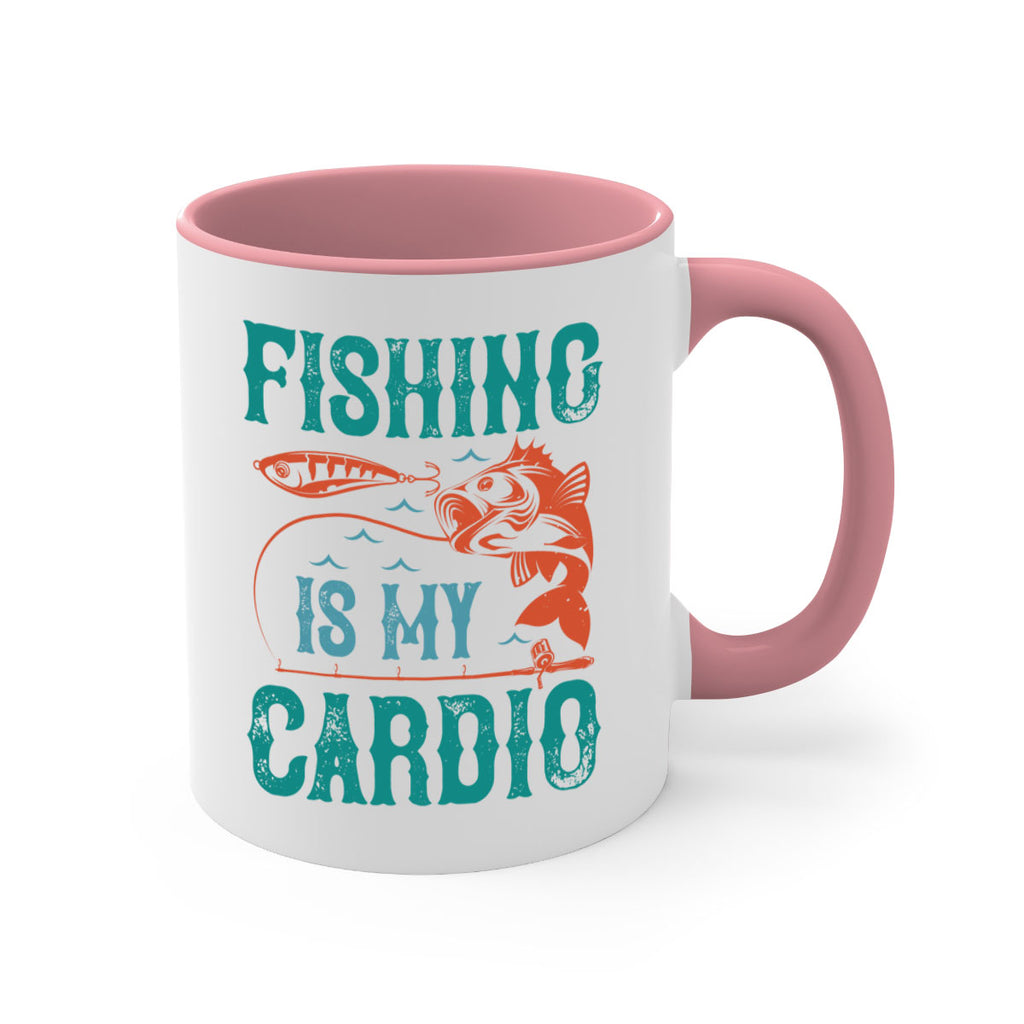fishing is my cardio 142#- fishing-Mug / Coffee Cup