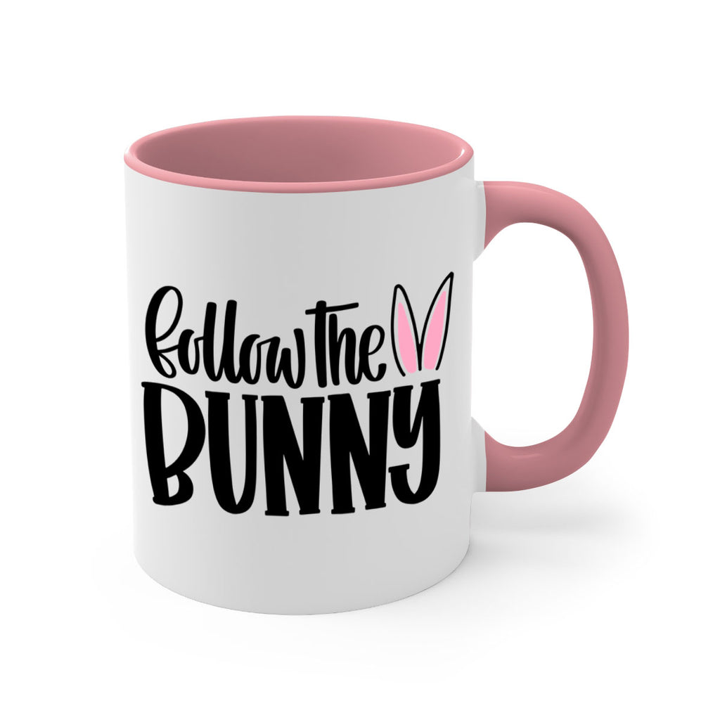 follow the bunny 44#- easter-Mug / Coffee Cup