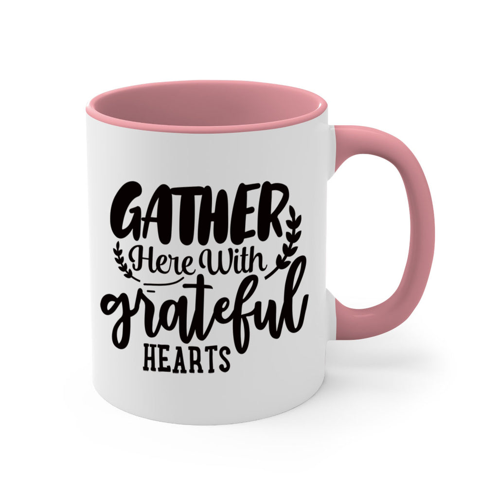 gather here with grateful hearts 62#- thanksgiving-Mug / Coffee Cup