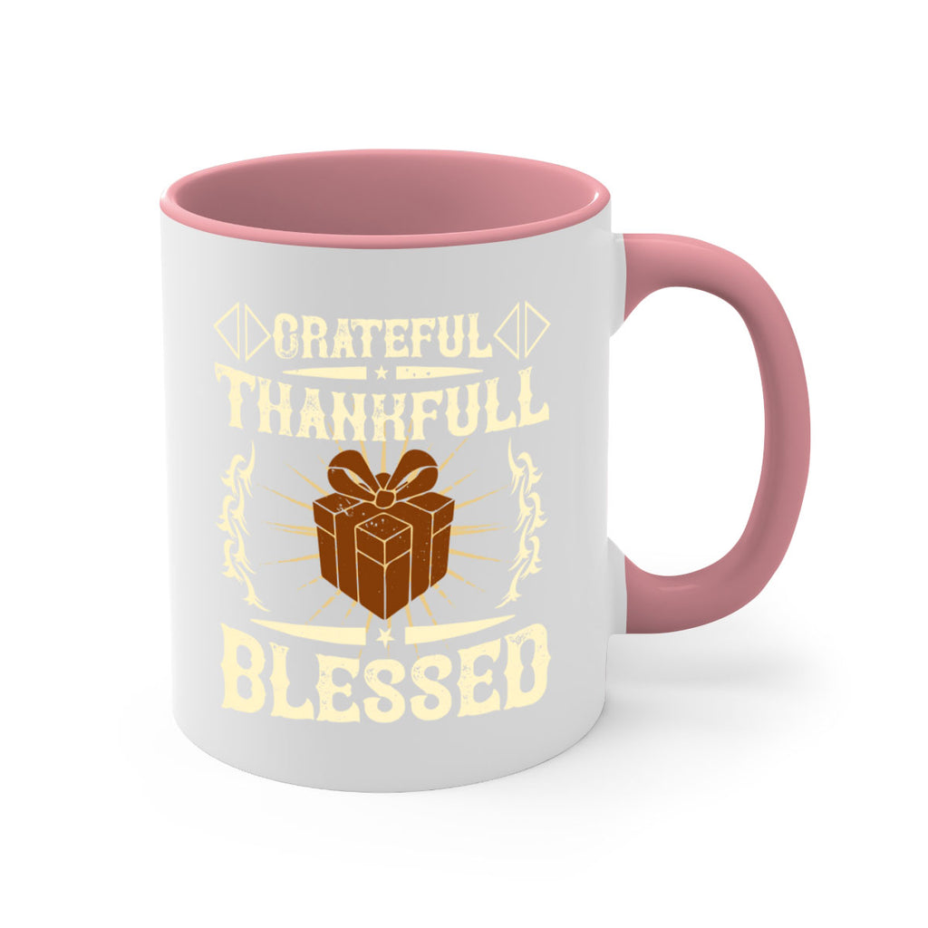 grateful thankfull blessed 40#- thanksgiving-Mug / Coffee Cup