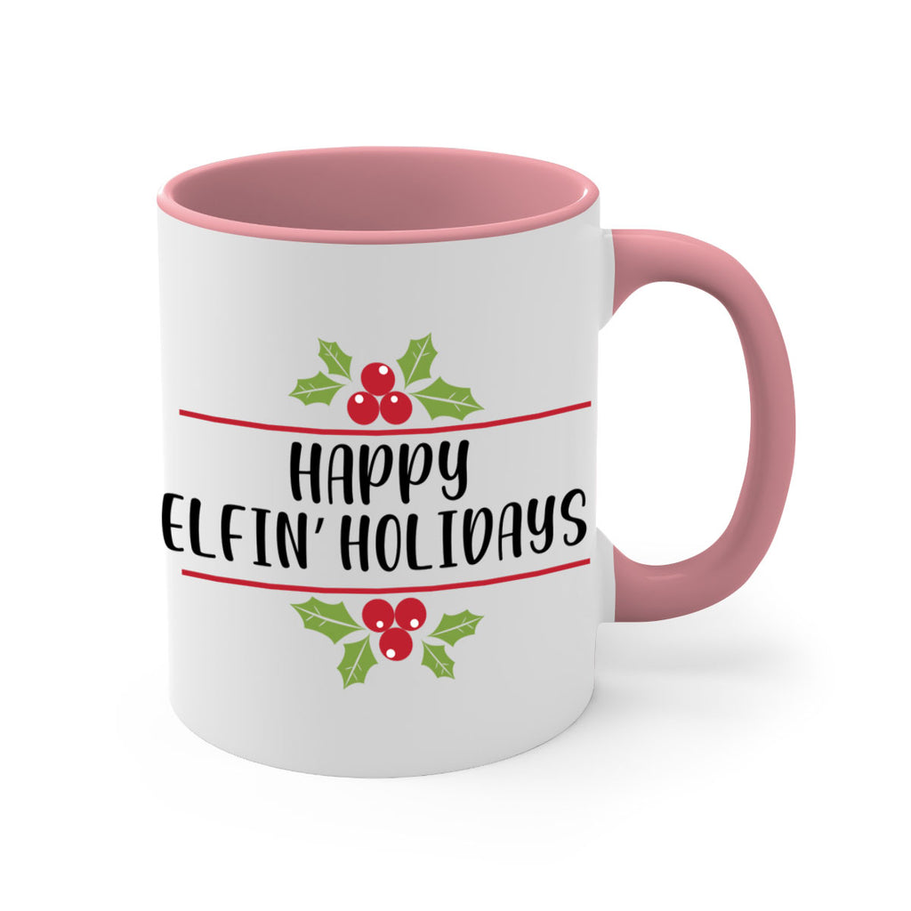 happy elfin holidays style 250#- christmas-Mug / Coffee Cup