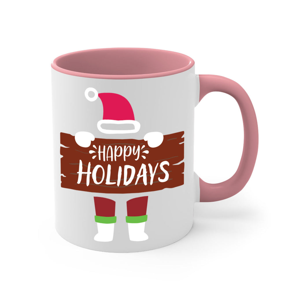 happy holidays style 255#- christmas-Mug / Coffee Cup